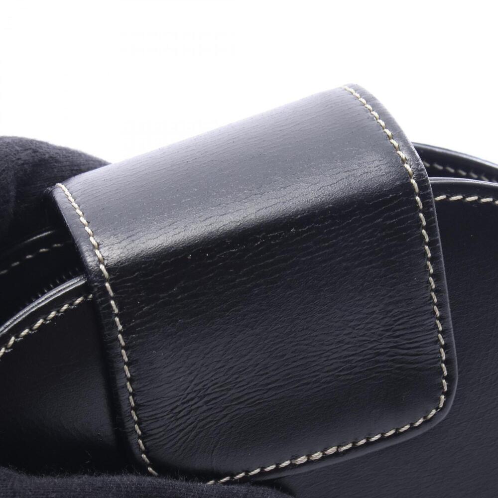 CHRISTIAN DIOR Black Leather Shoulder Bag - Picture 9 of 11